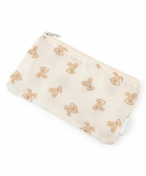 petit main / プティマイン ポーチ | 【トラベル】フラットポーチ/L（薄ベージュ）