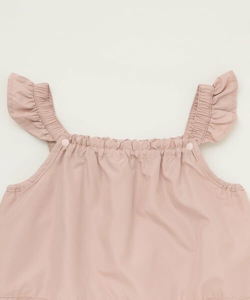 petit main / プティマイン その他 | 【撥水加工】肩フリルプレイウェア/L | 詳細5