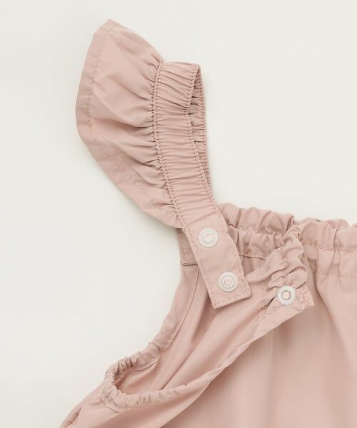 petit main / プティマイン その他 | 【撥水加工】肩フリルプレイウェア/L | 詳細6