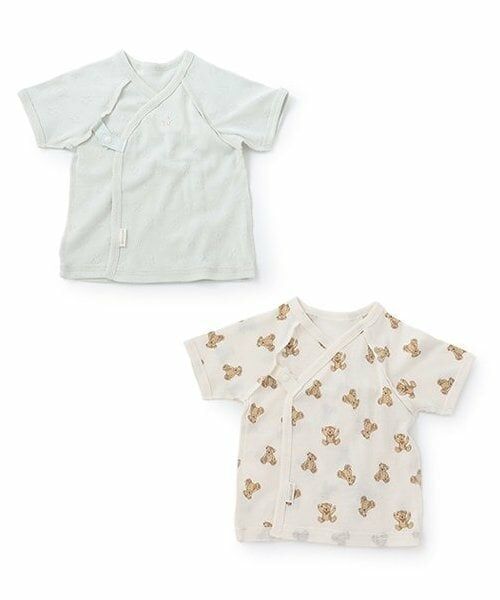 petit main / プティマイン 肌着 | 【弱酸性】短肌着（ライト グリーン）