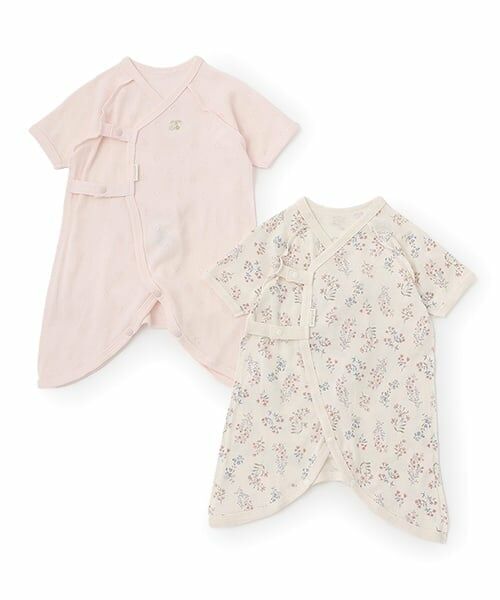 petit main / プティマイン 肌着 | 【弱酸性】コンビ肌着（ライト ピンク）