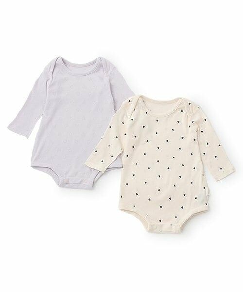 petit main / プティマイン 肌着 | 【弱酸性】ボディースーツ（ラベンダー）