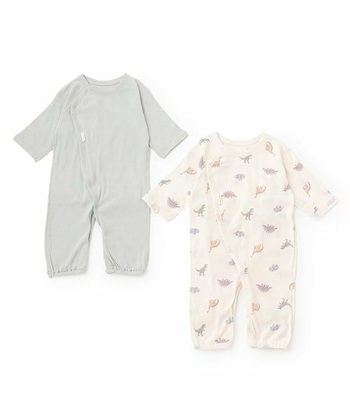 petit main / プティマイン ロンパース | 【弱酸性】2WAYオール2P | 詳細1