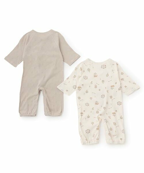 petit main / プティマイン ロンパース | 【弱酸性】2WAYオール2P | 詳細2