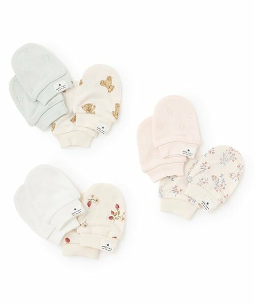 petit main / プティマイン ベビー・キッズグッズ | 【弱酸性】ミトンセット | 詳細8