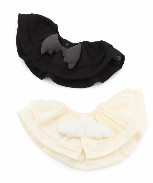 petit main / プティマイン スタイ・ビブ | 【防水】天使とコウモリのスタイ | 詳細9