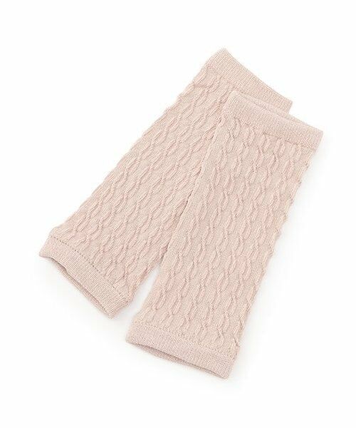 petit main / プティマイン ベビー・キッズウエア | ジャガードレッグウォーマー（ライト ピンク）