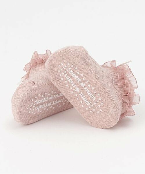 petit main / プティマイン ベビー・キッズウエア | オーガンジーフリルカップソックス | 詳細5