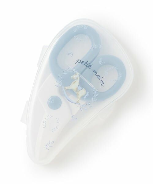 petit main / プティマイン ベビー・キッズグッズ | 離乳食カッター（ライト ブルー）