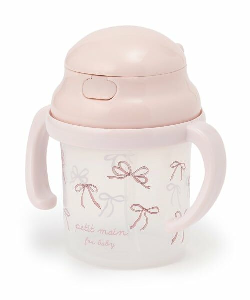 petit main / プティマイン ベビー・キッズグッズ | ストローマグ（ライト ピンク）