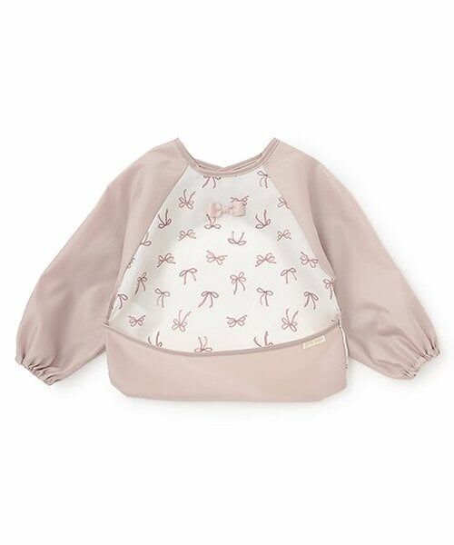 petit main / プティマイン スタイ・ビブ | お食事エプロン（ライト ピンク）