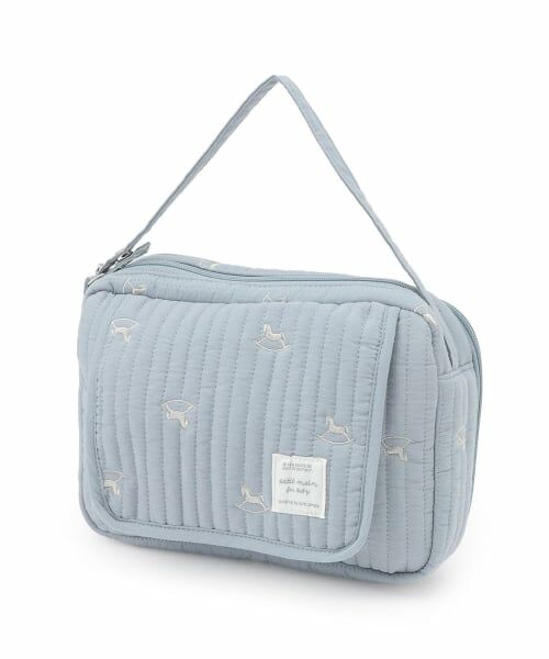 petit main / プティマイン ベビー・キッズグッズ | 【抗菌防臭】マルチケース（ライト ブルー）