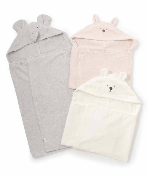 petit main / プティマイン ベビー・キッズウエア | アニマルバスポンチョ | 詳細9