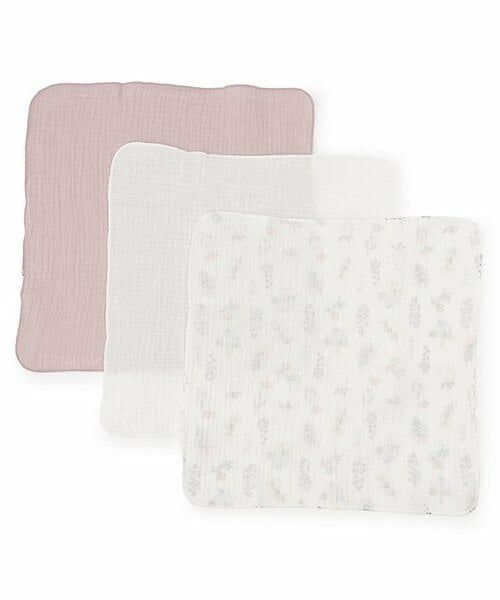 petit main / プティマイン ベビー・キッズグッズ | ガーゼ小3P | 詳細1