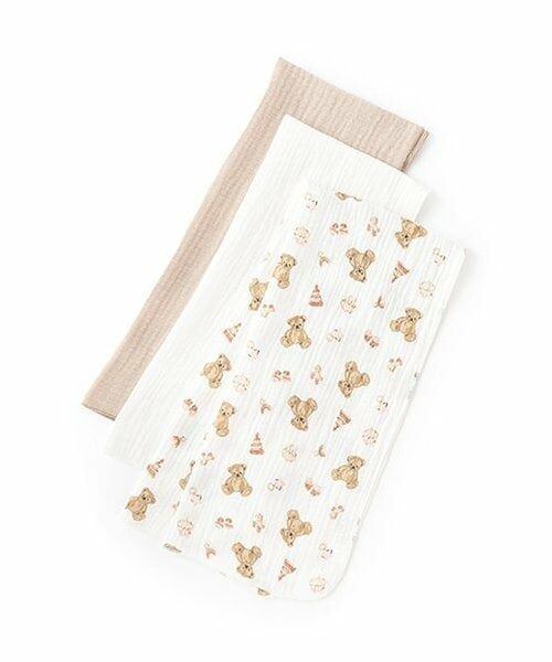 petit main / プティマイン ベビー・キッズグッズ | ガーゼ3P（ベージュ）