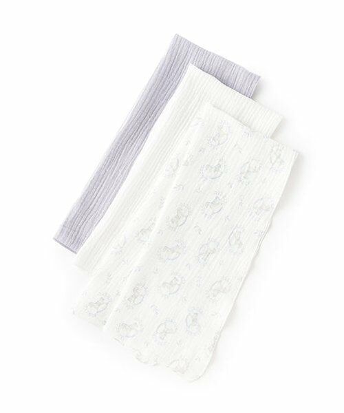 petit main / プティマイン ベビー・キッズグッズ | ガーゼ3P（ライト ブルー）