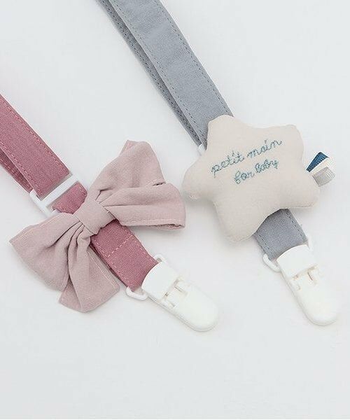 petit main / プティマイン ベビー・キッズグッズ | リボン・星マルチクリップ | 詳細2