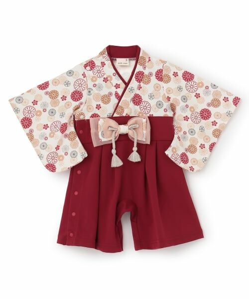 petit main / プティマイン ロンパース | GIRLS袴カバーオール | 詳細3