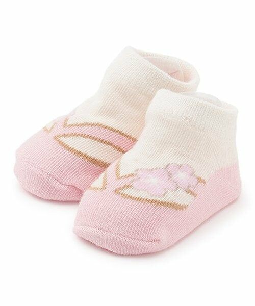 petit main / プティマイン ベビー・キッズウエア | GIRLS足袋風カップソックス（ライト ピンク）