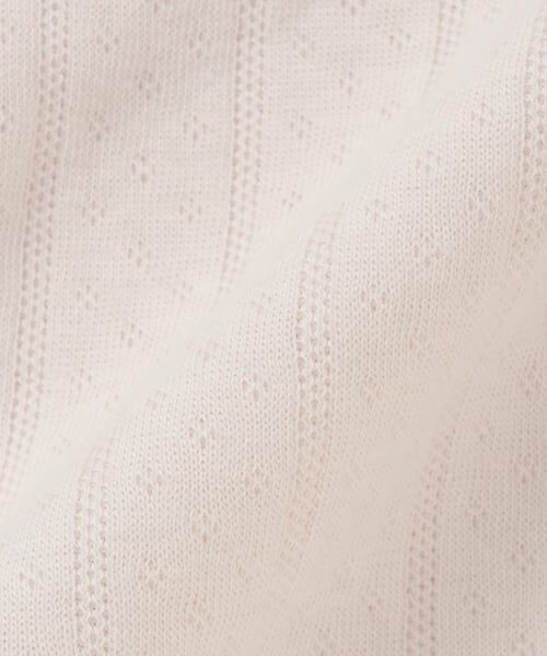 petit main / プティマイン ロンパース | 【オーガニック】フリル刺しゅう切替2WAYオール | 詳細9