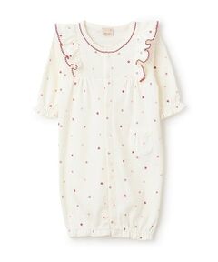 petit main / プティマイン ロンパース | 【オーガニック】肩フリル2WAYオール