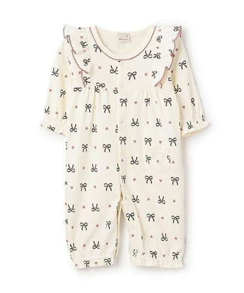 petit main / プティマイン ロンパース | 【オーガニック】肩フリル2WAYオール | 詳細2