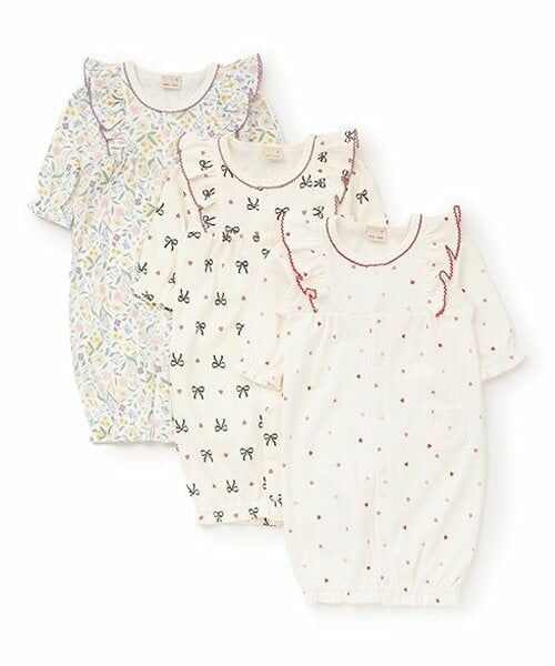 petit main / プティマイン ロンパース | 【オーガニック】肩フリル2WAYオール | 詳細8