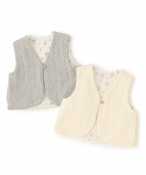 petit main / プティマイン ベビー・キッズウエア | リバーシブルベスト | 詳細10