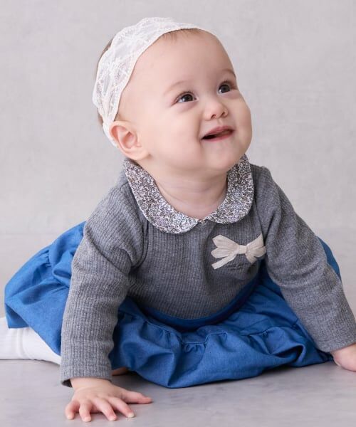 petit main / プティマイン ロンパース | 【リンク】衿つきバルーンSKロンパース | 詳細1