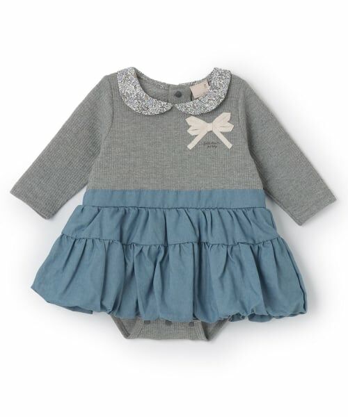 petit main / プティマイン ロンパース | 【リンク】衿つきバルーンSKロンパース | 詳細3