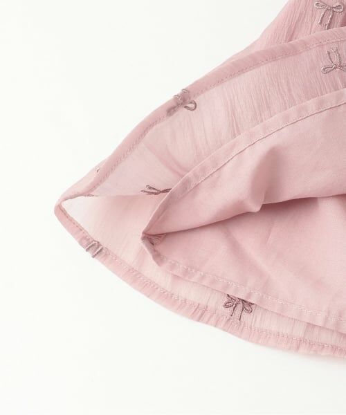 petit main / プティマイン ベビー・キッズウエア | リボン刺しゅうOPセットアップ | 詳細7