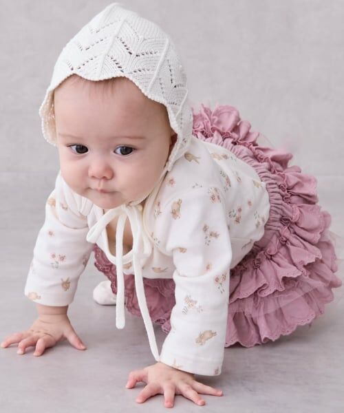 petit main / プティマイン ベビー・キッズウエア | レースフリルパンツ | 詳細3