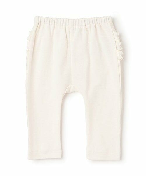 petit main / プティマイン ベビー・キッズウエア | バックフリルレギンス（アイボリー）