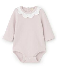 petit main / プティマイン ロンパース | スカラップ衿ロンパース