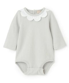 petit main / プティマイン ロンパース | スカラップ衿ロンパース