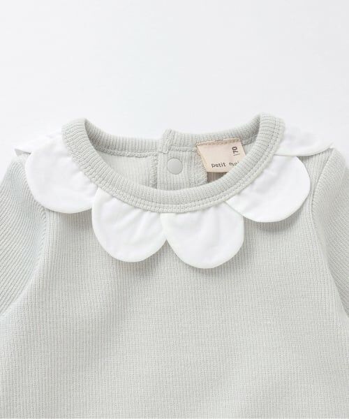 petit main / プティマイン ロンパース | スカラップ衿ロンパース | 詳細2