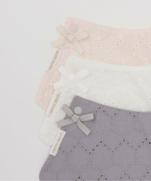 petit main / プティマイン スタイ・ビブ | 【防水】スカラップスタイ | 詳細3