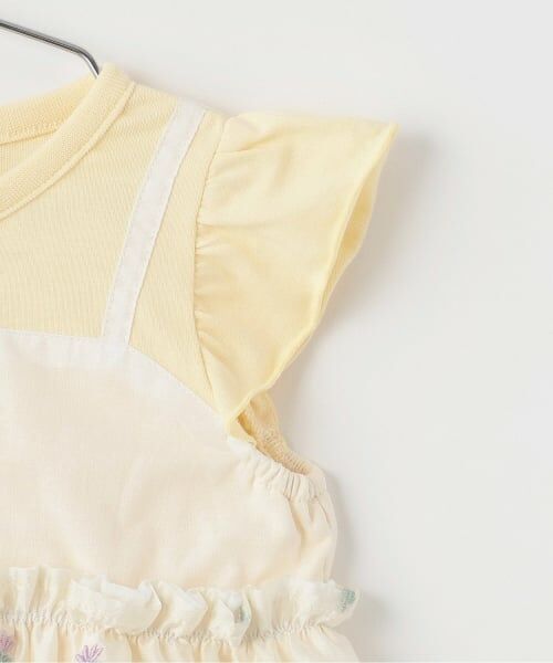 petit main / プティマイン ロンパース | キャミ刺しゅうカバーオール | 詳細3