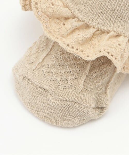 petit main / プティマイン ベビー・キッズウエア | 折り返しフリルカップソックス | 詳細4