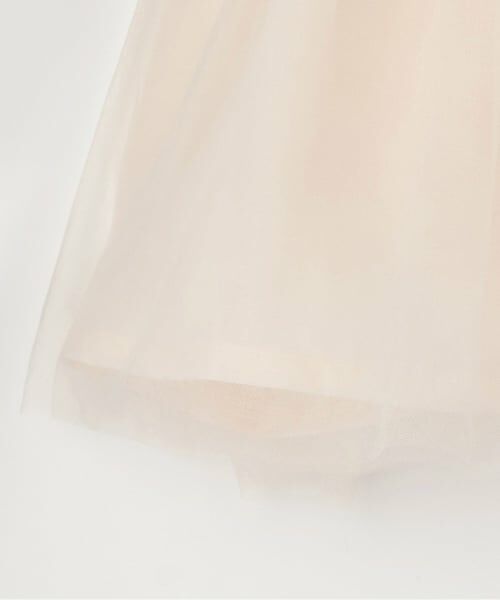 petit main / プティマイン ロンパース | お花チュール長袖OPセット | 詳細5