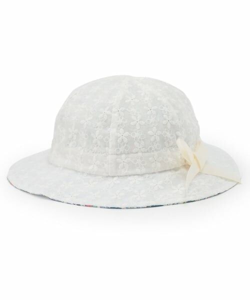petit main / プティマイン ベビー・キッズグッズ | リバーシブルハット（オフ ホワイト）