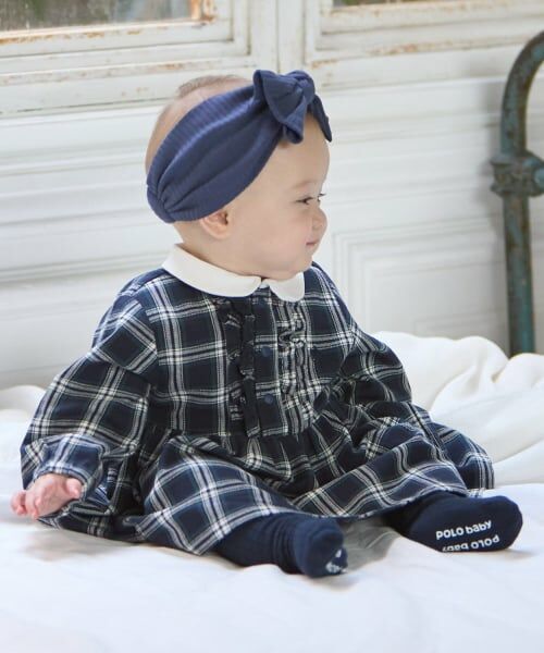 petit main / プティマイン ロンパース | 【POLO BCS】長袖シャツOPロンパース | 詳細1