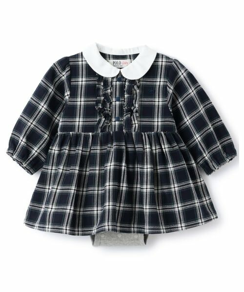 petit main / プティマイン ロンパース | 【POLO BCS】長袖シャツOPロンパース | 詳細4