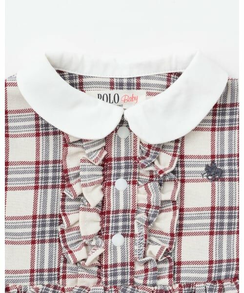 petit main / プティマイン ロンパース | 【POLO BCS】長袖シャツOPロンパース | 詳細6