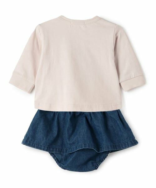 petit main / プティマイン ベビー・キッズウエア | 【POLO BCS】クマグラフィック長袖T+スカパンセット | 詳細4