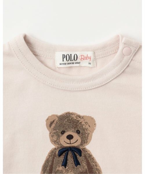 petit main / プティマイン ベビー・キッズウエア | 【POLO BCS】クマグラフィック長袖T+スカパンセット | 詳細6