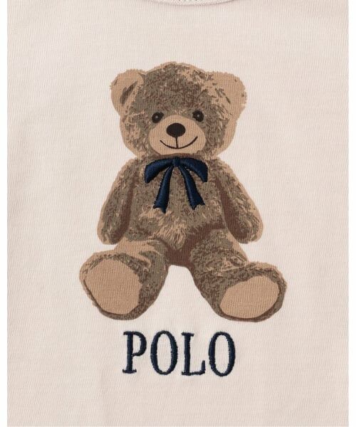 petit main / プティマイン ベビー・キッズウエア | 【POLO BCS】クマグラフィック長袖T+スカパンセット | 詳細7