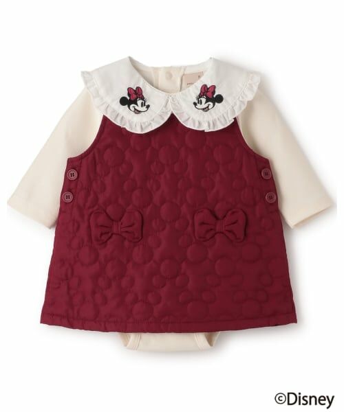 petit main / プティマイン ベビー・キッズウエア | 【Disney】【リンク】キルトジャンスカセット（赤）