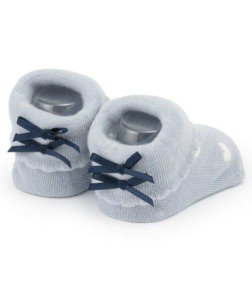 petit main / プティマイン ベビー・キッズウエア | 後ろリボンハートカップソックス | 詳細1