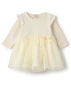 petit main / プティマイン ロンパース | チュールドッキングOPロンパース